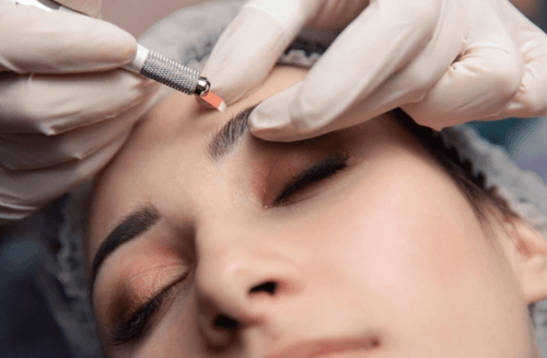 Eyebrow embroidery