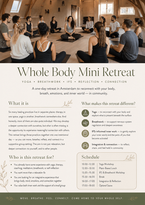Whole Body Mini Retreat 1