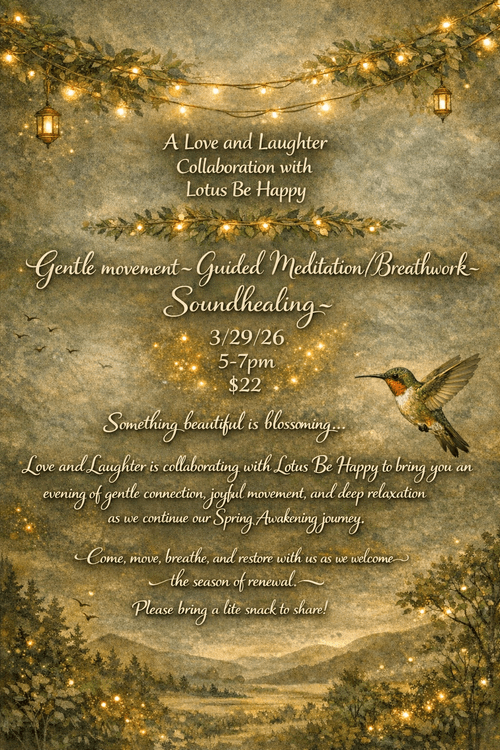 3/29 5-7pm $22 Gentle Movement- Yoga Nidra- Sound Healing