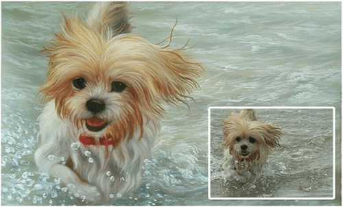 Customized Oil Painting for Your Pet(Dog, Cat & Horses etc. )