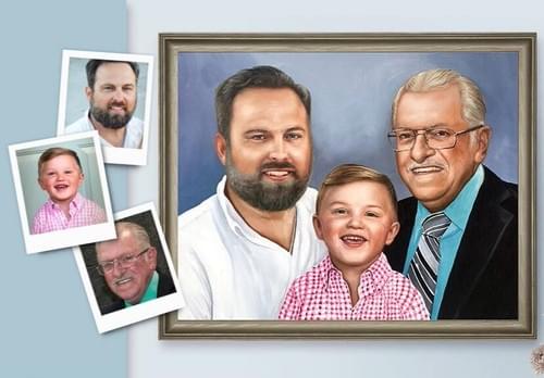 Customize an Oil Painting Photos from Different Photos