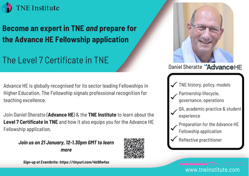 Level 7 Certificate in TNE and the Advance HE Fellowship