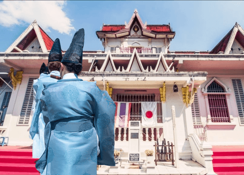 ムーンサーン寺院慰霊祭雅楽奉納