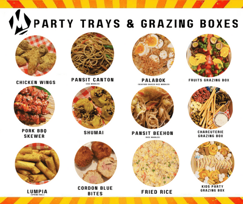 Party Trays/ Grazing Boxes, Bulk Food Order Calendar