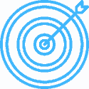 icon of bullseye representing learning strategy icon of bullseye representing learning strategy