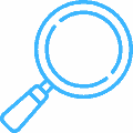 icon of magnifying glass icon of magnifying glass