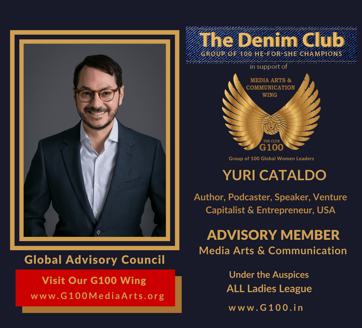 Yuri Cataldo is a member of the Global Advisory Council at G100 Media Arts & Communication Yuri Cataldo is a member of the Global Advisory Council at G100 Media Arts & Communication
