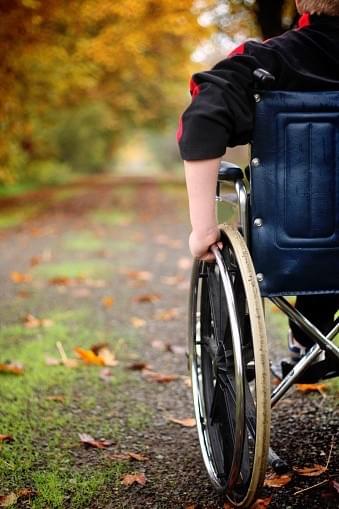 Person in wheel chair Person in wheel chair
