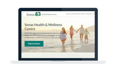 Sonas Health & Wellness Website Sonas Health & Wellness Website