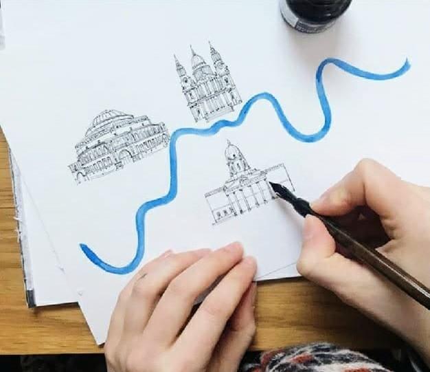 M.Y.O illustrated maps of london class example M.Y.O illustrated maps of london class example