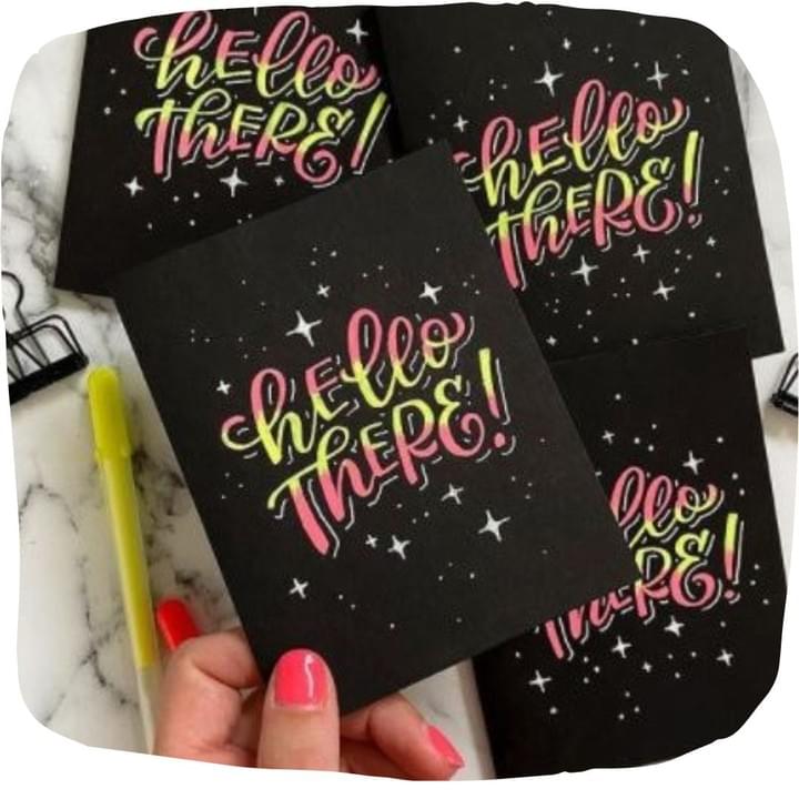 Creative hand lettering online team building class with M.Y.O Creative hand lettering online team building class with M.Y.O