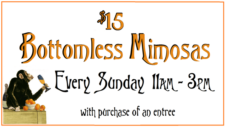 From classic breakfast staples like Eggs Benedict to our hangover helper, The Morning Fix, you'll find what you need Sundays at The Paw. And don't forget about our MIMOSA MEAL DEAL, featuring a full brunch entree and BOTTOMLESS MIMOSAS* from 11:00 AM - 3:00 PM! From classic breakfast staples like Eggs Benedict to our hangover helper, The Morning Fix, you'll find what you need Sundays at The Paw. And don't forget about our MIMOSA MEAL DEAL, featuring a full brunch entree and BOTTOMLESS MIMOSAS* from 11:00 AM - 3:00 PM!