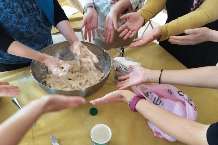 Challah bake on a retreat Challah bake on a retreat