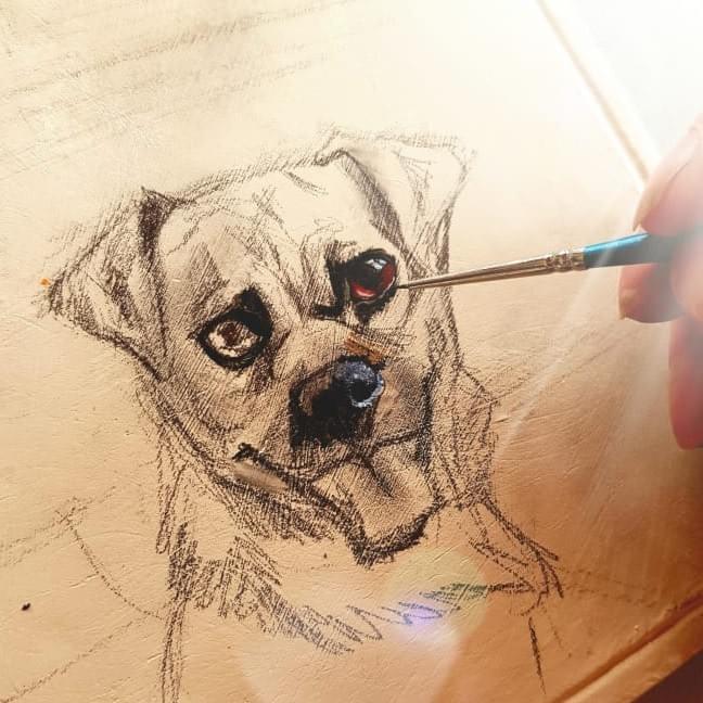 Pet Portraits - Mol's Tiles Pet Portraits - Mol's Tiles