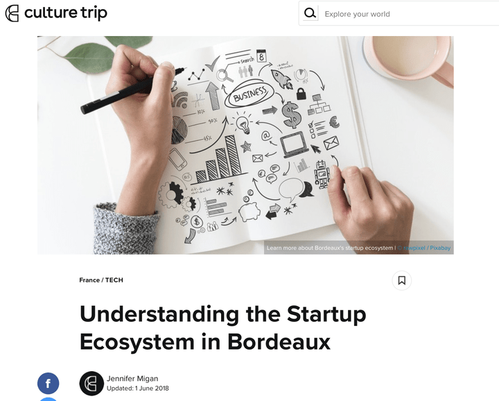 François Luc Moraud interview by Jennifer Migan in Understanding the Startup ecosystem in Bordeaux - Culture Trip François Luc Moraud interview by Jennifer Migan in Understanding the Startup ecosystem in Bordeaux - Culture Trip