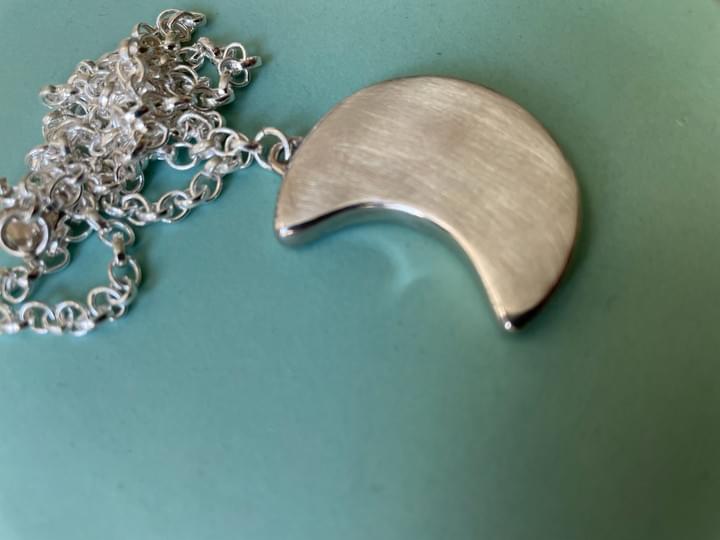 Katrina Alexander Contemporary take on a Silver Hagstone Pendant Katrina Alexander Contemporary take on a Silver Hagstone Pendant