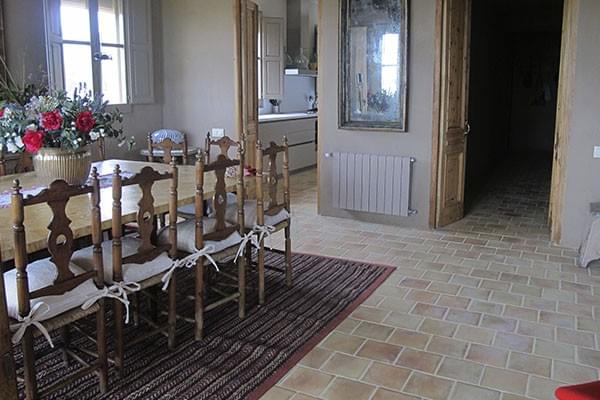 Pavimento de barro cocido semi manual Rosada 20x20 Pavimento de barro cocido semi manual Rosada 20x20