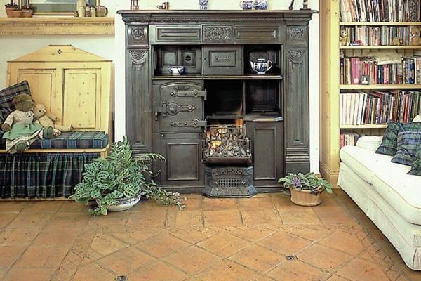 Pavimento de barro cocido manual Pavimento de barro cocido manual