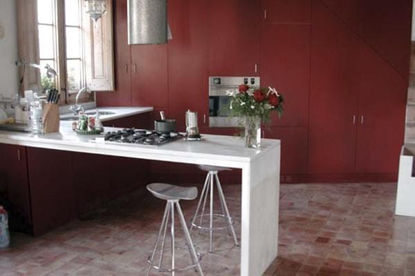 Pavimento de barro cocido Semi manual Rojo 15x15 Pavimento de barro cocido Semi manual Rojo 15x15