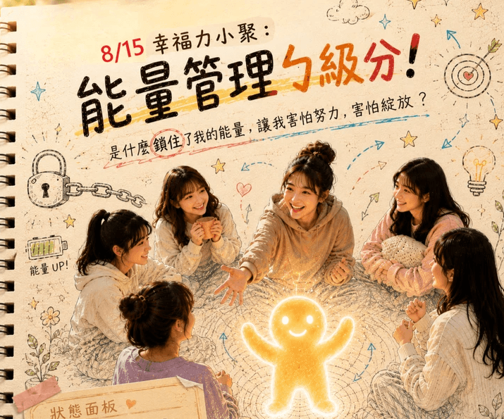 幸福力小聚,實體活動 幸福力小聚,實體活動