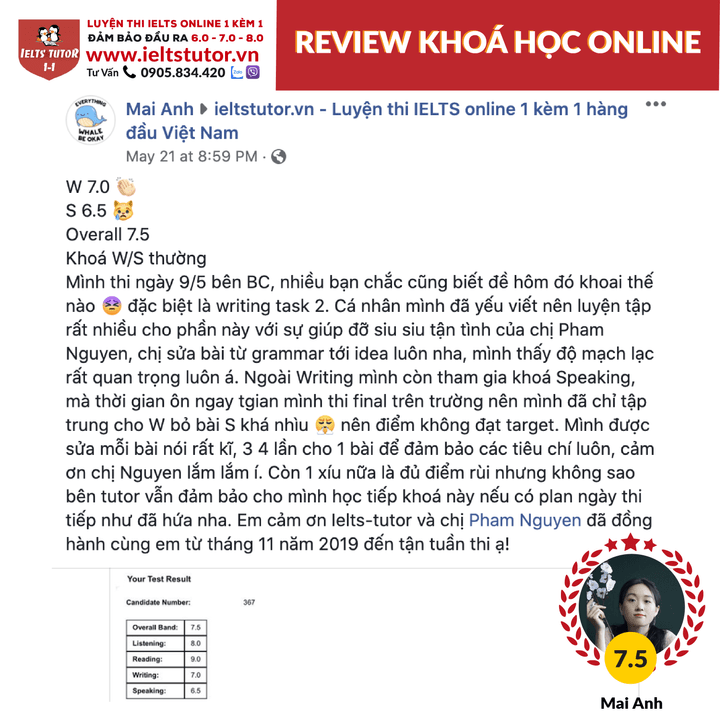 IELTS TUTOR LUYỆN THI IELTS ONLINE 1 KÈM 1 ĐẢM BẢO ĐẦU RA HÀNG ĐẦU VIỆT NAM UY TÍN CHẤT LƯỢNG REVIEW FEEDBACK CÓ TỐT KHÔNG  IELTS TUTOR LUYỆN THI IELTS ONLINE 1 KÈM 1 ĐẢM BẢO ĐẦU RA HÀNG ĐẦU VIỆT NAM UY TÍN CHẤT LƯỢNG REVIEW FEEDBACK CÓ TỐT KHÔNG