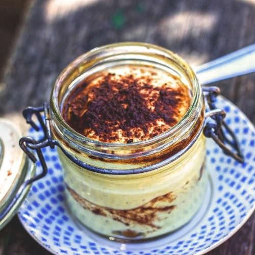 Exemple de dessert que vous pourriez retrouver chez FRESKOA : tiramisu au café negro de Bayonne au piment d'Espelette Exemple de dessert que vous pourriez retrouver chez FRESKOA : tiramisu au café negro de Bayonne au piment d'Espelette
