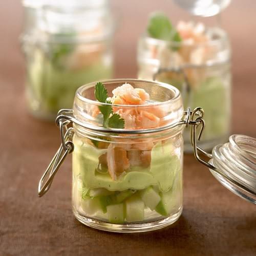 Exemple d'entrée que vous pourriez retrouver chez FRESKOA : guacamole à l'avocat de guernica et truite de Banka Exemple d'entrée que vous pourriez retrouver chez FRESKOA : guacamole à l'avocat de guernica et truite de Banka