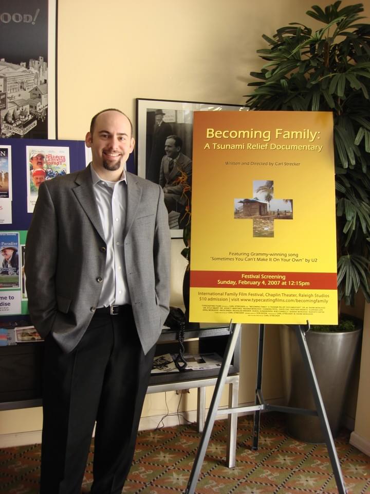 Carl Strecker, Top Applause Award Winner, International Family Film Festival Carl Strecker, Top Applause Award Winner, International Family Film Festival