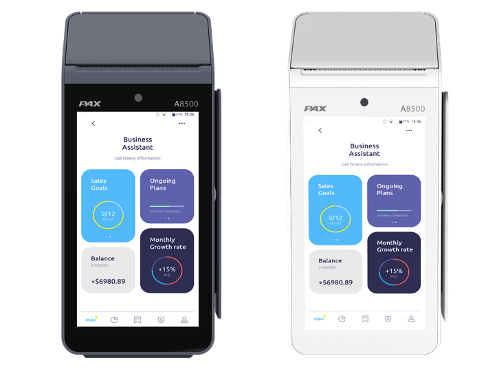 PAX A8700 Smart Android countertop terminal PAX A8700 Smart Android countertop terminal