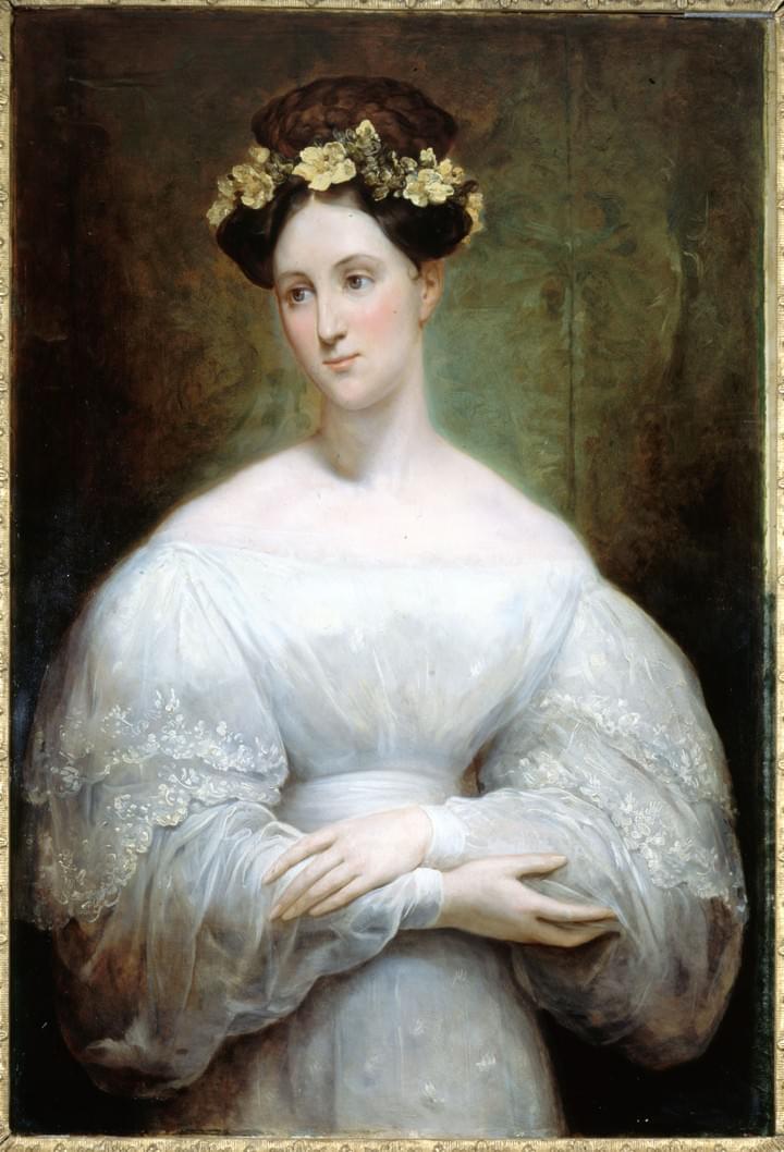 Portrait présumé de la princesse Marie d'Orléans Scheffer, Ary , Peintre En 1831 Portrait présumé de la princesse Marie d'Orléans Scheffer, Ary , Peintre En 1831