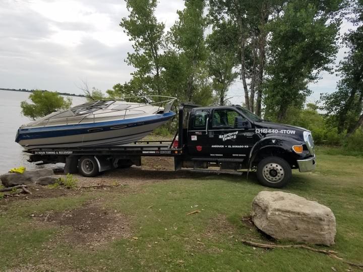Boat Recovery at El Dorado Lake State Park, KS. Happy to help! Boat Recovery at El Dorado Lake State Park, KS. Happy to help!