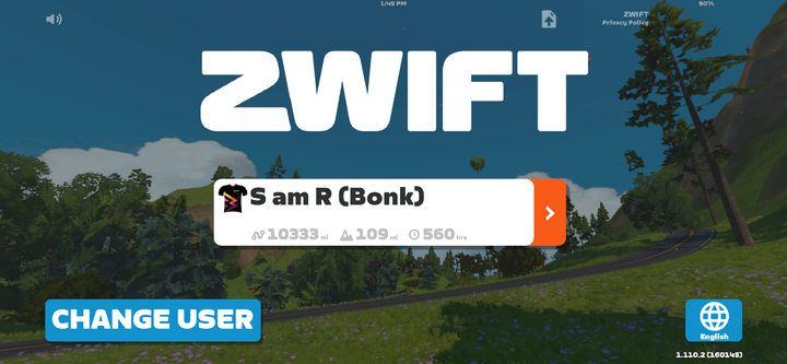Zwift App - iPhone Zwift App - iPhone