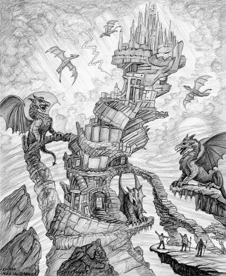 Dark Tower drawing! Dark Tower drawing!