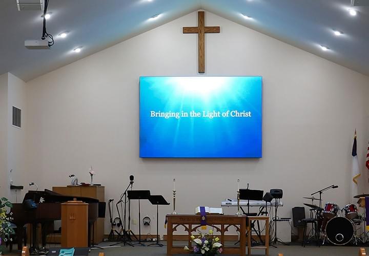 Church LED display Church LED display