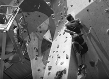 Owner of TNUT CLIMBING in action, route setting! Owner of TNUT CLIMBING in action, route setting!