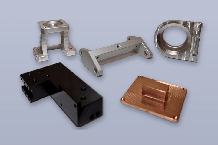 CNC-machined 6061 aluminum motor mount for drone CNC-machined 6061 aluminum motor mount for drone