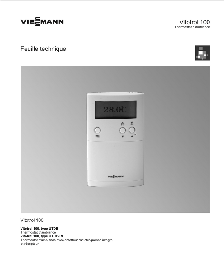 Catalogue Viessmann - Vilotrol Catalogue Viessmann - Vilotrol