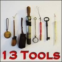 various antique objects hanging on a grey wall key watch paint brush pocket watch toothbrush, 13 Tools, Trainer Path, StartOver.xyz, Possibility Management various antique objects hanging on a grey wall key watch paint brush pocket watch toothbrush, 13 Tools, Trainer Path, StartOver.xyz, Possibility Management