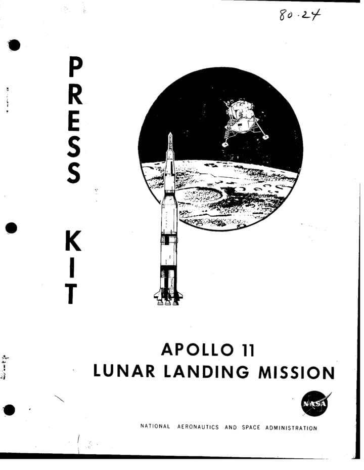 Apollo 11 press kit Apollo 11 press kit