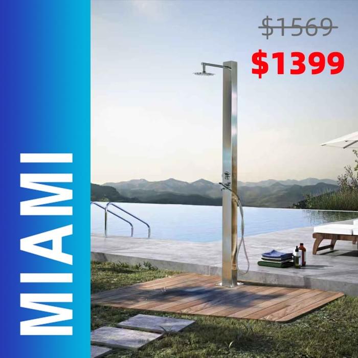 MIAMI 316# marine grade outdoor shower MIAMI 316# marine grade outdoor shower