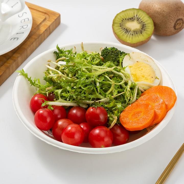 Biodegradable Compostable Sugarcane Bagasse Pulp Disposable Round Bowls and Lids for Cereal Salad Fruit Biodegradable Compostable Sugarcane Bagasse Pulp Disposable Round Bowls and Lids for Cereal Salad Fruit