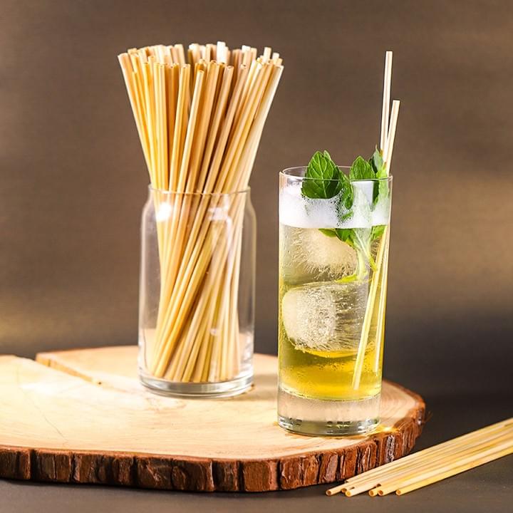 Eco Friendly Biodegradable Nature Wheat Drinking Straws Eco Friendly Biodegradable Nature Wheat Drinking Straws
