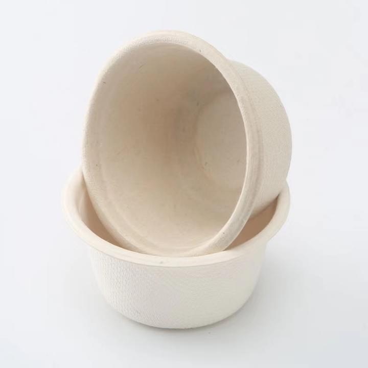 Biodegradable Compostable Sugarcane Bagasse fiber Pulp Disposable Ice cream small Bowls Biodegradable Compostable Sugarcane Bagasse fiber Pulp Disposable Ice cream small Bowls