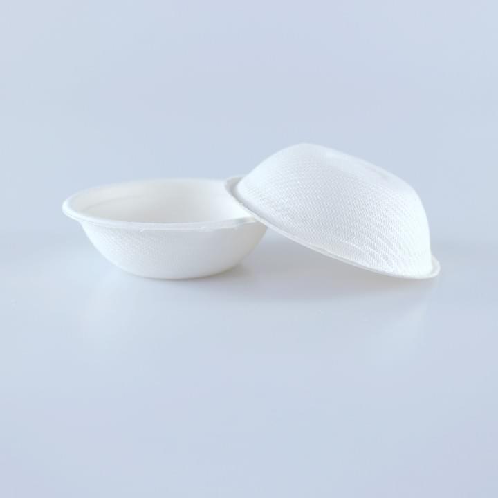 Biodegradable Compostable Sugarcane Bagasse Pulp Disposable 120ml 160ml Round Sauce Dish Biodegradable Compostable Sugarcane Bagasse Pulp Disposable 120ml 160ml Round Sauce Dish