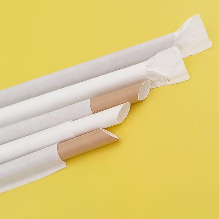Food grade Eco Friendly Biodegradable Compostable Disposable Jumbo Smoothie Beveled end Paper Straws with Individually Wrapped Food grade Eco Friendly Biodegradable Compostable Disposable Jumbo Smoothie Beveled end Paper Straws with Individually Wrapped