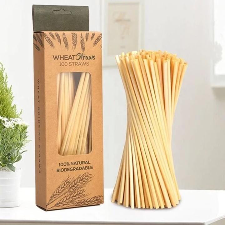 Food grade Eco Friendly Biodegradable Compostable Disposable Nature Wheat Drinking Straws Food grade Eco Friendly Biodegradable Compostable Disposable Nature Wheat Drinking Straws