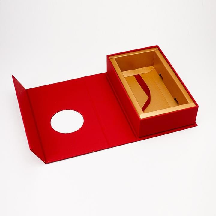 Magnetic rigid Box with die cut window Magnetic rigid Box with die cut window