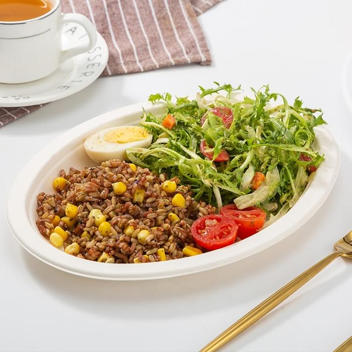 Biodegradable Compostable Sugarcane Bagasse Pulp Disposable Oval and Ellipse Plates Biodegradable Compostable Sugarcane Bagasse Pulp Disposable Oval and Ellipse Plates