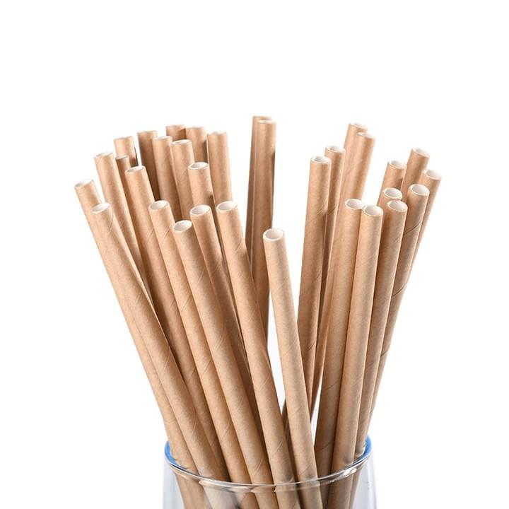 food grade Eco Friendly Biodegradable Compostable Disposable Kraft straight Paper Straws food grade Eco Friendly Biodegradable Compostable Disposable Kraft straight Paper Straws