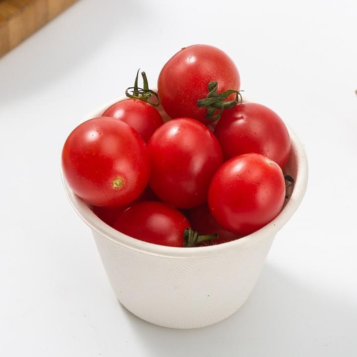 120ml Biodegradable Compostable Sugarcane Bagasse Pulp Disposable Round Cup Bowls for Fruit 120ml Biodegradable Compostable Sugarcane Bagasse Pulp Disposable Round Cup Bowls for Fruit